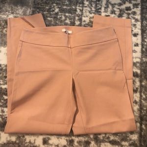 Ann Taylor LOFT Peach Cropped Pants